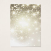 Glanzende Glitter Gouden Sparkles Oorbel Display K Visitekaartjes (Achterkant)