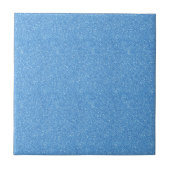 Glanzende Glossy Blue Glitter Sparkle Tegeltje (Voorkant)