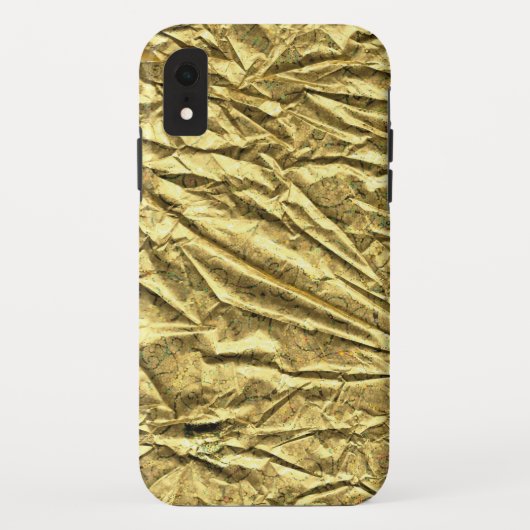 Glanzende goud folie Case-Mate iPhone case (Achterkant)