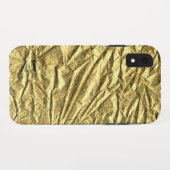 Glanzende goud folie Case-Mate iPhone case (Achterkant (horizontaal))