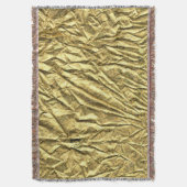 Glanzende goud folie deken (Voorkant Verticaal)