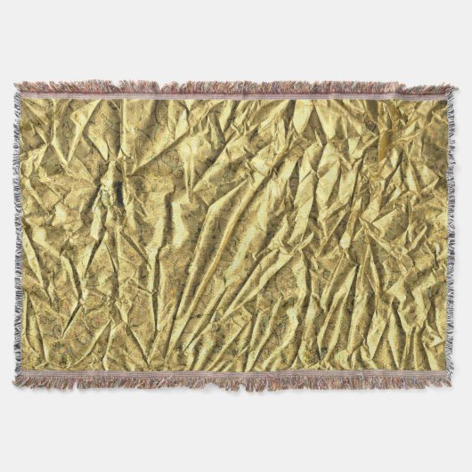 Glanzende goud folie deken (Voorkant)