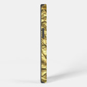 Glanzende goud folie iPhone hoesje (Rechterkant)