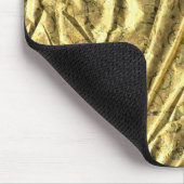 Glanzende goud folie muismat (Hoek)