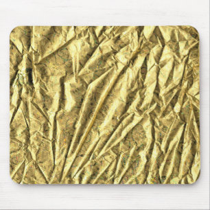 Glanzende goud folie muismat