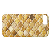 Glanzende Gouden Glitter Zeemeermin Schalen Telefo Case-Mate iPhone Case (Achterkant (Horizontaal))