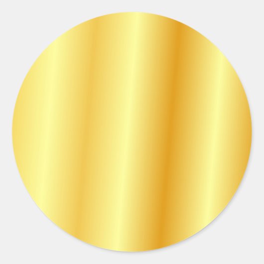 Glanzende gouden uitstraling achtergrond blanco sj ronde sticker (Voorkant)