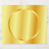 Glanzende gouden uitstraling Elegante sjabloon bla Bier Etiket (Enkel label)