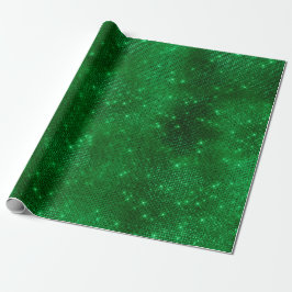 Glanzende groene folie cadeaupapier