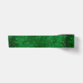 Glanzende groene folie satijnen lint (Voorkant)