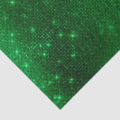 Glanzende groene folie tissuepapier (Detail)