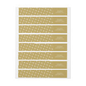 Glanzende handschrift script Modern Gold Holiday (Vel)