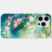 Glanzende Harmony Koi in een rustige vijver Case-Mate iPhone Case (Achterkant (horizontaal))