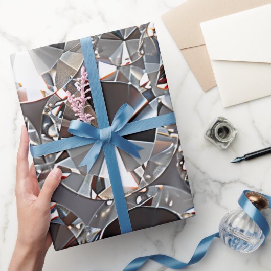 Glanzende heldere diamanten  cadeaupapier (Geschenken)