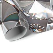 Glanzende heldere diamanten  cadeaupapier (Rol Hoek)