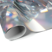 Glanzende heldere diamanten  cadeaupapier (Rol Hoek)