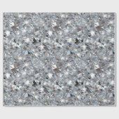 Glanzende heldere diamanten cadeaupapier (Vlak)