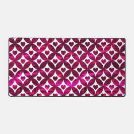 GLANZENDE HETE ROZE VALENTIJN LIEFDE HARTEN BUREAUMAT