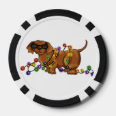 Glanzende Hond Pokerchips (Achterkant)