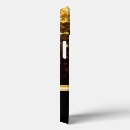 Glanzende iPad Hoes Monogram Bling (Achterkant / Rechts)