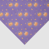 Glanzende Jack O Lantern Halloween-weefselpapier Tissuepapier (Detail)