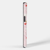 Glanzende kersen en parels – iPhone Case (Achterkant / Rechts)