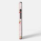 Glanzende kersen en parels – iPhone Case (Achterkant / Links)