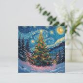 Glanzende kerstboom (Staand voorkant)