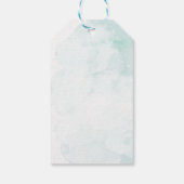 Glanzende kerstboom cadeaukaartjes cadeaulabel (Achterkant)