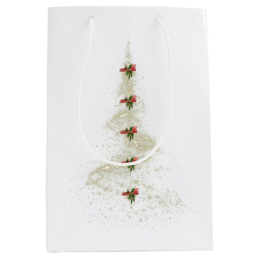 Glanzende Kerstboom cadeautas (Voorkant)