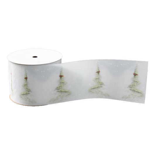 Glanzende Kerstboom elegante lint  (Spoel)
