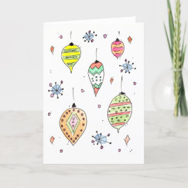 Glanzende! Kerstversiering Kerstkaart Feestdagen Kaart