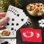 Glanzende kreeften spelen kaarten (Insitu)