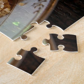 Glanzende Kristallen Key Lime Pie Dessert Kunst Legpuzzel (Zijkant)