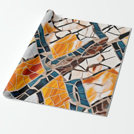 Glanzende kristallen mozaïek cadeaupapier