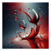 Glanzende kunst aan de muur perfect poster (Voorkant)