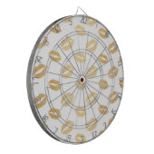 Glanzende Kusjes Dartbord (Voorkant Links)