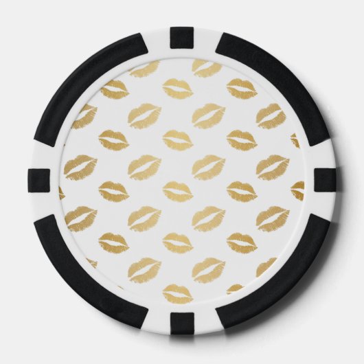 Glanzende Kusjes Poker Chips (Voorkant)