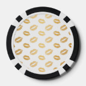 Glanzende Kusjes Poker Chips (Achterkant)