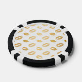 Glanzende Kusjes Poker Chips (Enkel)
