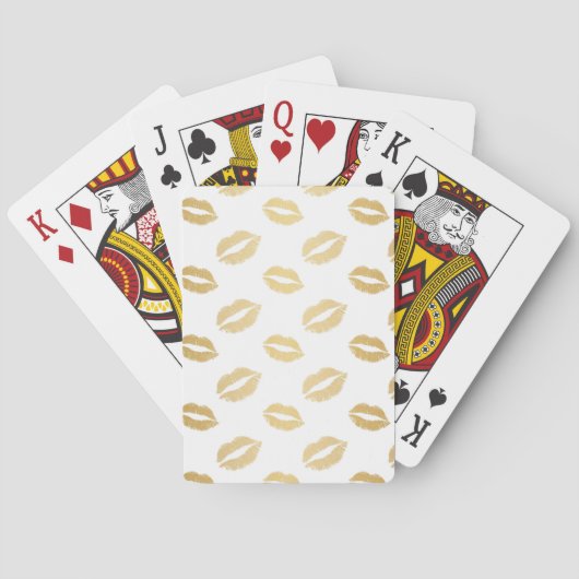Glanzende Kusjes Pokerkaarten (Achterkant)