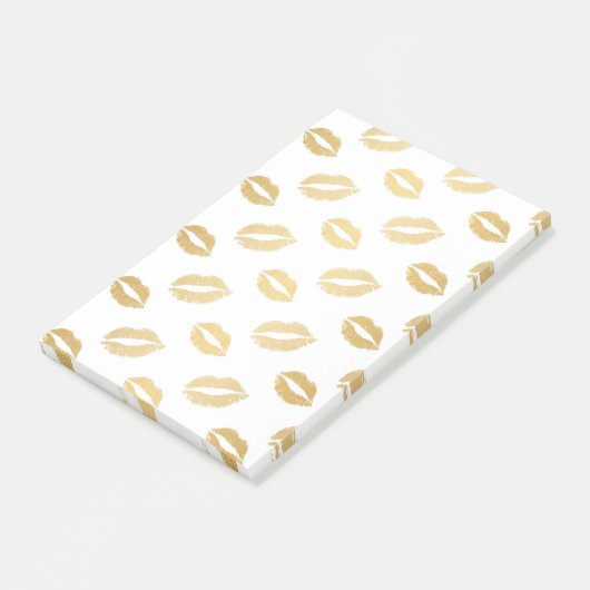 Glanzende Kusjes Post-it® Notes (Schuin)