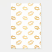 Glanzende Kusjes Post-it® Notes (Voorkant)