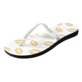 Glanzende Kusjes Teenslippers (Schuin)
