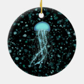 Glanzende kwal keramisch ornament (Achterkant)