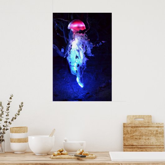 Glanzende kwal poster (Keuken)