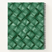 Glanzende lederen textuur 3 notitieboek (Achterkant)
