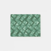 Glanzende lederen textuur 3 post-it® notes (Voorkant)