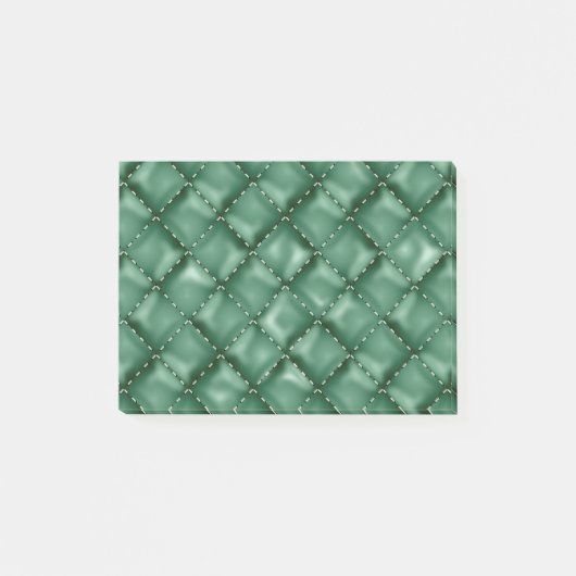 Glanzende lederen textuur 3 post-it® notes (Voorkant)