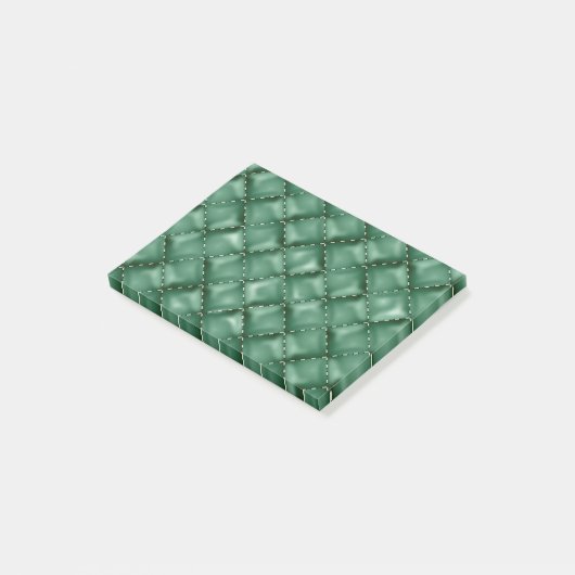 Glanzende lederen textuur 3 post-it® notes (Schuin)